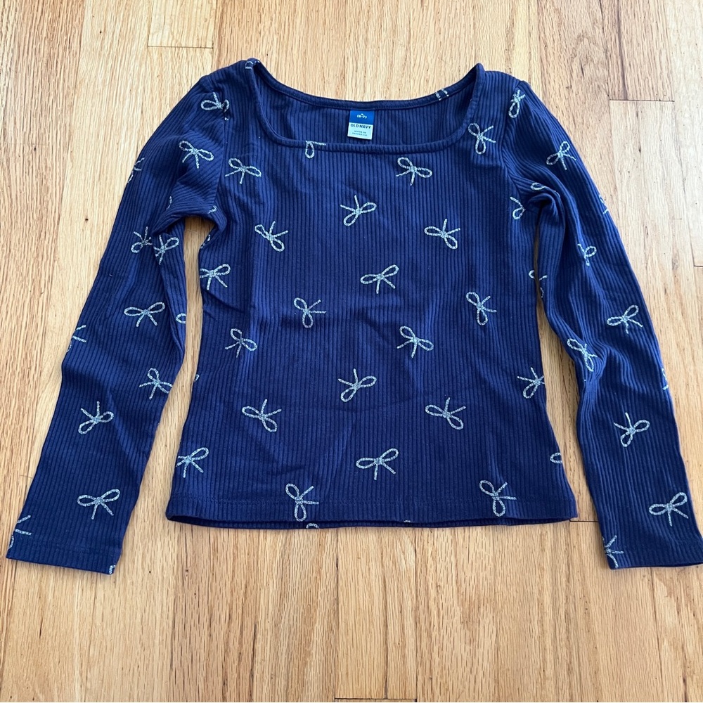 Old Navy Girls Cropped Long Sleeve Top